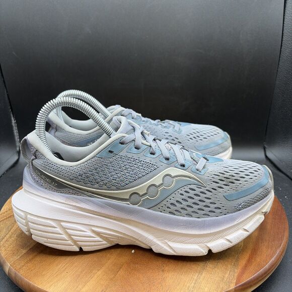 Saucony Womens Size 6.5 Guide 17 S10936-111 Blue Purple Running Shoes Sneakers - Picture 4 of 9